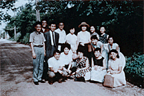 昭和38年（1963）7月7日　いずみ寮（前列右端）
