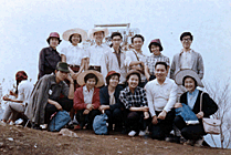 昭和42年5月（1967）　奥多摩川乗山（後列右から2人目）