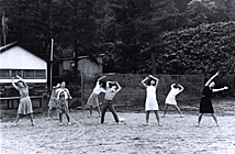 昭和43年（1968）8月9日 野尻湖合宿 小林道夫先生指揮によるラジオ体操